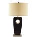 Deco Table Lamp in Steel and Walnut