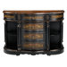 4 Drawer Demilune Chest