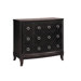 3 Drawer Bowfront Chest in Rich Espresso