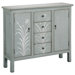 Accent Cabinet with 2 Doors and 4 Drawers