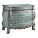 Painted Treasures 4 Drawer Bombe' Chest