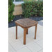 Acacia Patio Sunburst Side Table