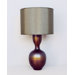 Ruby Table Lamp in Bronze Burst with Driftwood Shade