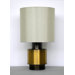 Michelle Table Lamp in Gold / Charcoal with Pebble Shade