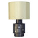 Michelle Table Lamp with Pebble Shade in Multi Tone Charcoal