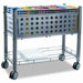 Smartworx File Cart with Open Top, 28-1/4 x 13-3/4 x 28-1/4, Gray                                                            
