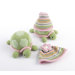''Turtle Toppers'' Baby Hat and Turtle Plush Gift Set