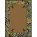 Mossy Oak Obsession Solid Center with Deer Head Novelty Rug