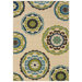 Caspian Ivory/Green Rug