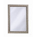 Pharaoh Wall Mirror in Silver Leaf