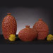 Mocho Vases in Red (Set of 3)