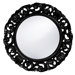 Glendale Round Wall Mirror in Black