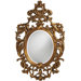 Dorsiere Wall Mirror in Museum Gold Leaf
