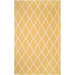 Swing Yellow Lattice Rug
