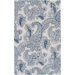 Floral Ivory/Blue Rug