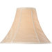 Bell Lamp Shade in Beige Crinkled