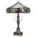 Everley Three Light Table Lamp in Antique Brass