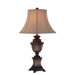 Hamton One Light Table Lamp in Aged Bronze
