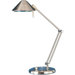 Space Traveler  Desk Lamp in Polished Steel
