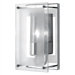 Wick  Wall Sconce in Glass and Mesh