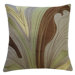 Dune 20" x 20" Embroidered Pillow with Brown / Yellow Appliqu&eacute;