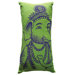 Bazaar Ganesh Pillow in Lime