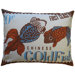 Postage Cotton Goldfish Print Pillow