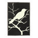Birds Midnight Black / Off-White Rug