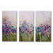 Watercolor Meadow  Printed Canvas Art - 24" X 35" (Set of 3)