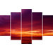 Drama Sunset Canvas (set of 5)