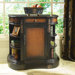 Bedford Accent Chest in Black and Tan