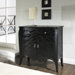 Black Tiger Accent Chest in Distressed Black