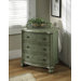 Artistic Expression Hand Painted 3 Drawer Accent Chest