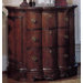 Edwardian 3 Drawer Demilune Chest