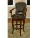 Santos Stool in Cona with Chocolate Leather