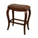Emilio Stool in Suede with Cr&egrave;me Brulee Leather