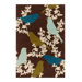 Tufted Pile Chocolate/Aqua Goldfinch Rug