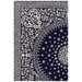 Tufted Pile Indigo/Cream Souk Rug