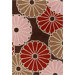 Tufted Pile Choclate/Persimmon Parasols Rug