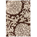 Tufted Pile Chocolate/Cream Blossom Rug