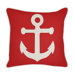 Outdoor Anchor Pillow in Lava