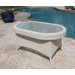 Grenada Patio Glass Coffee Table