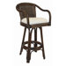 Key West Indoor Swivel 24" Counter Stool with Cushion