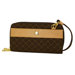 Signature Dual Zip Wallet Organizer in Brown