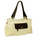 Virtue Shoulder Carrier in Cream with Chocolate