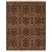 Jangali Mocha-Rust Antique Meshad Rug