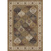 Everest Crimson/Multi Mosaic Panel Rug