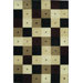 Modern Elements Checkmate Black/Beige Rug