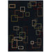 Inspired Design Cubist Black Rug