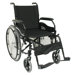 High Strength Lightweight Swing-Away Footrests Wheelchair in Black